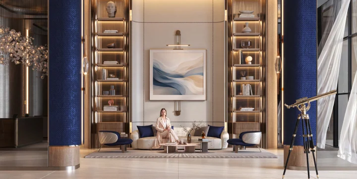 The lobby and lounge